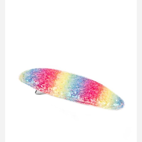 Paparazzi Rainbow Pop Summer-Multi Glitter Hair Clip NEW - Picture 1 of 1